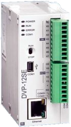 [DVP-SE] CPU 16K STEPS,LAN, 24VDC, 8I, 4O RELAYS