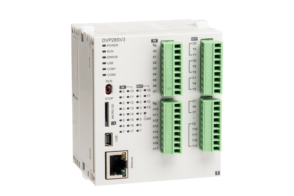[DVP-SV3] 64K 16DI, 12PNP DO, 30K LAN,CANOPEN